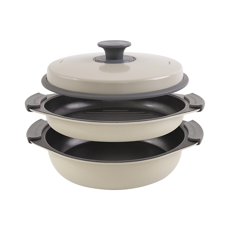 Fedjük le gőzszellőzővel Mikrohullámú Grill Multi-Pot