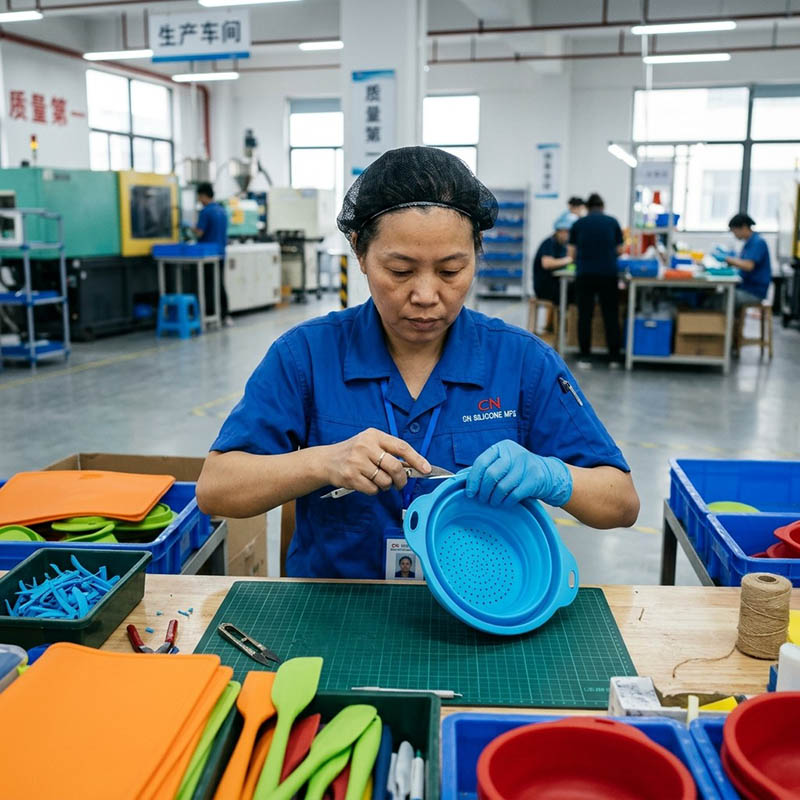 Quality Control - Microwave Griddle Production Inspection