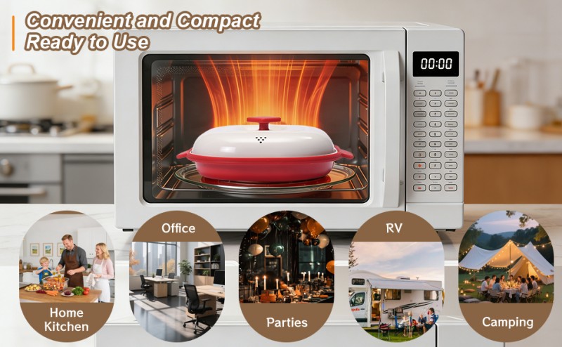 Smart microwave grill multi-pot - braising pasta and cooking light meals in microwave