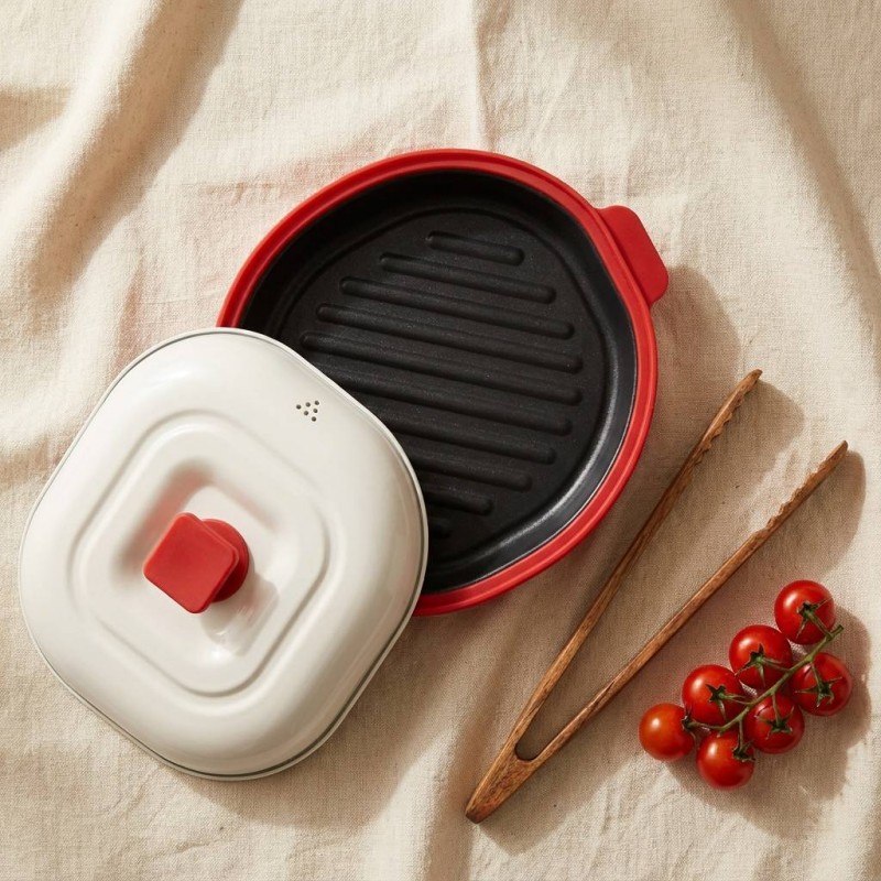 Mikrohullámú sütő többfunkciós grill steakekhez és zöldségekhez