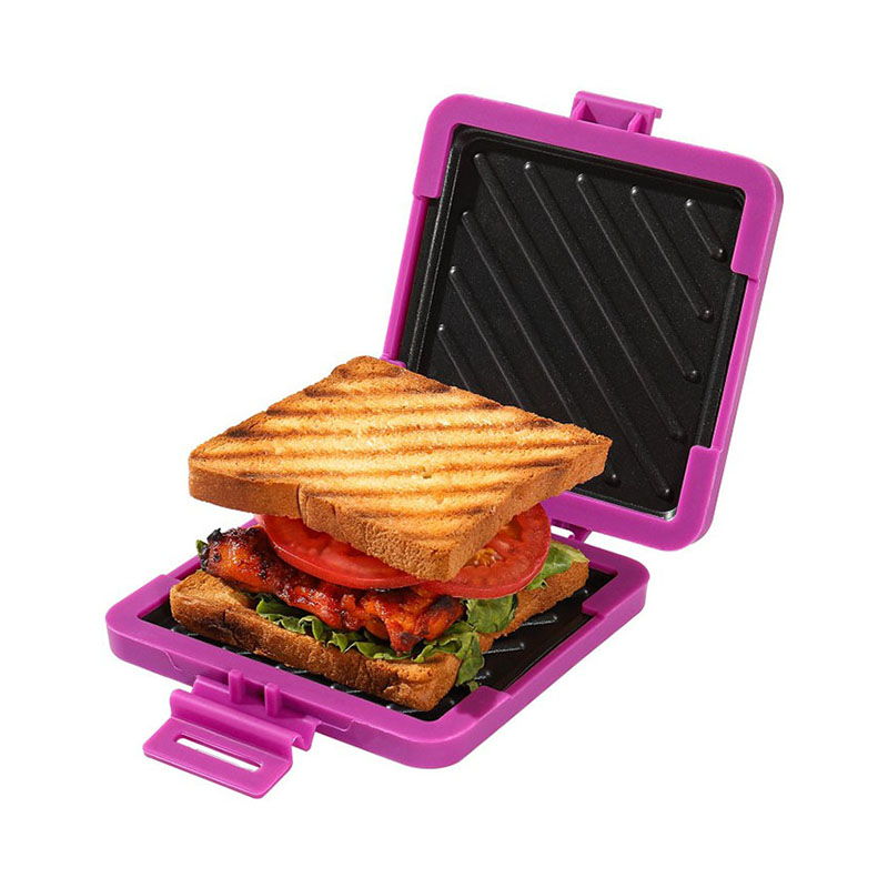 Mikrohullámú kenyérpirító szendvics grilltálca