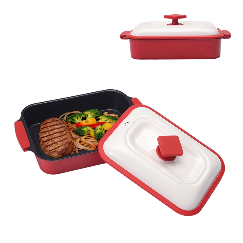 Tapadásmentes bevonat Mikrohullámú Grill Multi-Pot